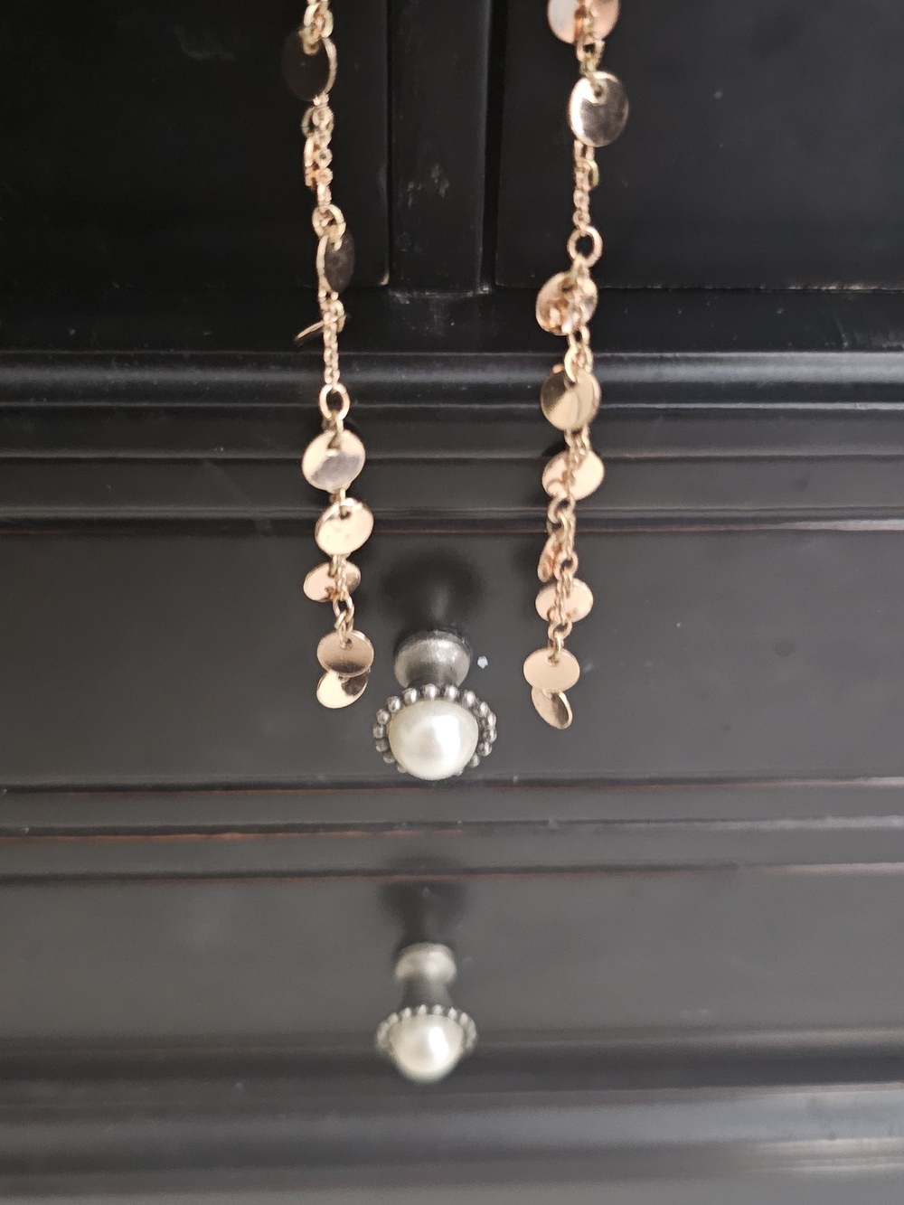 Rose Gold Dangle Earrings